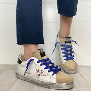 GOLDEN GOOSE SNAKE/SUEDE SUPERSTARS